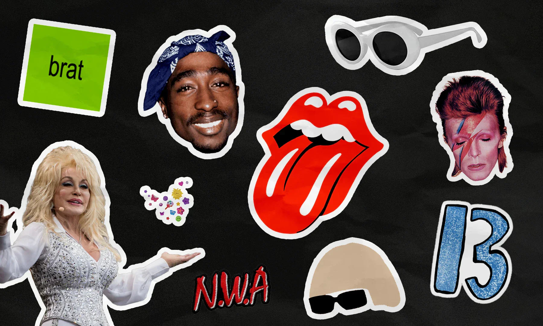 Iconic musican branding symbols