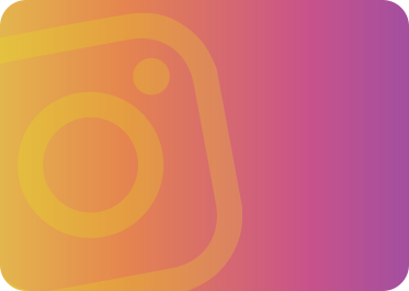 Instagram logo on a purple to orange gradient background